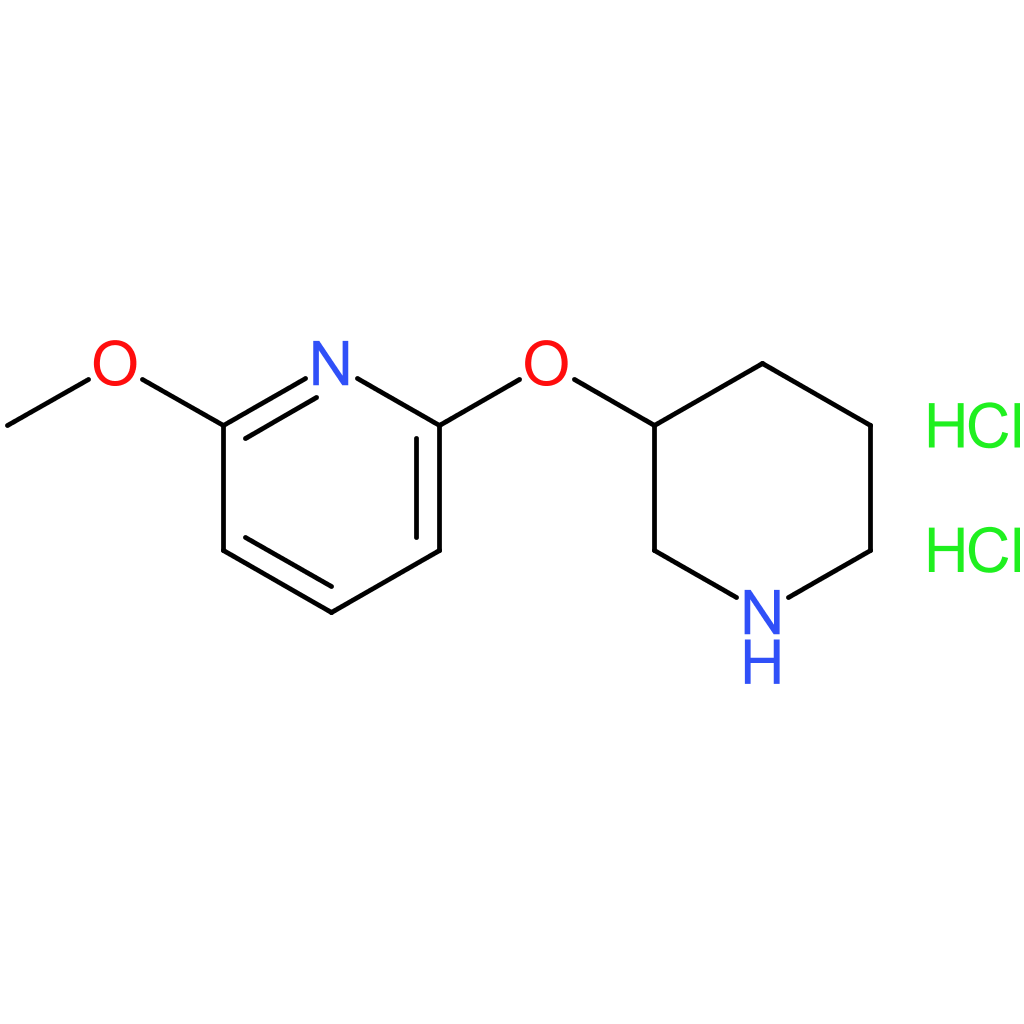 2-Methoxy-6-(piperidin-3-yloxy)pyridine dihydrochloride