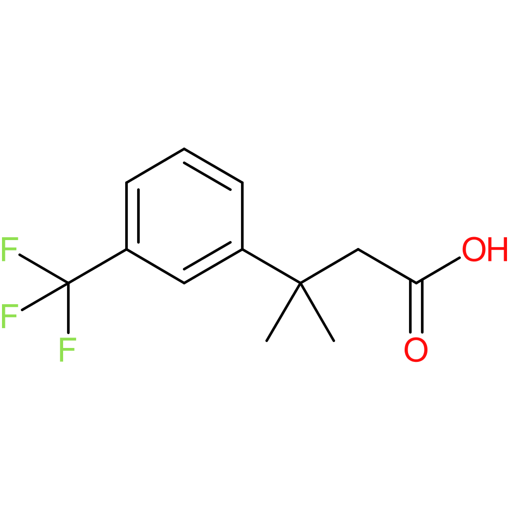 3-Methyl-3-(3-(trifluoromethyl)phenyl)butanoic acid
