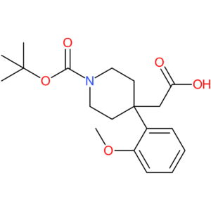 2-[1-(tert-Butoxycarbonyl)-4-(2-methoxyphenyl)piperidin-4-yl]acetic acid