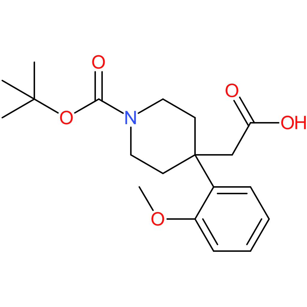 2-[1-(tert-Butoxycarbonyl)-4-(2-methoxyphenyl)piperidin-4-yl]acetic acid