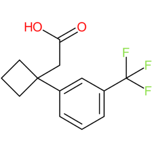 2-{1-[3-(Trifluoromethyl)phenyl]cyclobutyl}acetic acid