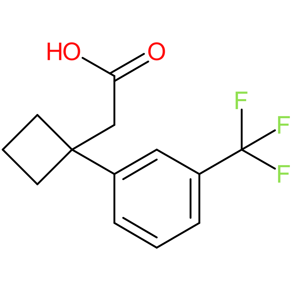 2-{1-[3-(Trifluoromethyl)phenyl]cyclobutyl}acetic acid