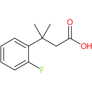 3-(2-Fluorophenyl)-3-methylbutanoic acid