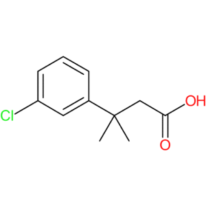 3-(3-Chlorophenyl)-3-methylbutanoic acid
