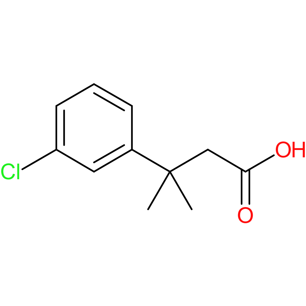 3-(3-Chlorophenyl)-3-methylbutanoic acid