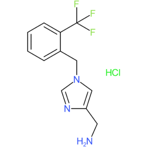 (1-(2-(Trifluoromethyl)benzyl)-1H-imidazol-4-yl)methanamine hydrochloride