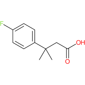 3-(4-Fluorophenyl)-3-methylbutanoic acid