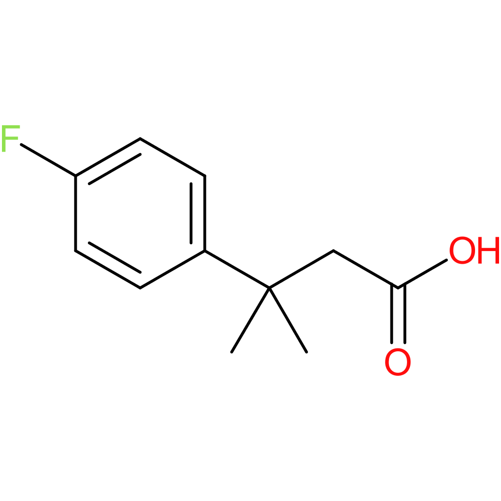 3-(4-Fluorophenyl)-3-methylbutanoic acid