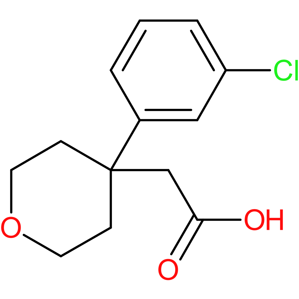 2-(4-(3-Chlorophenyl)-tetrahydro-2H-pyran-4-yl)acetic acid