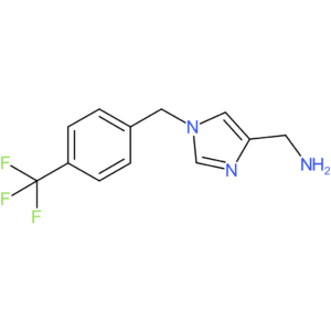 (1-(4-(Trifluoromethyl)benzyl)-1H-imidazol-4-yl)methanamine