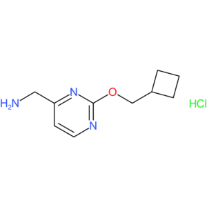 [2-(Cyclobutylmethoxy)pyrimidin-4-yl]methanamine hydrochloride