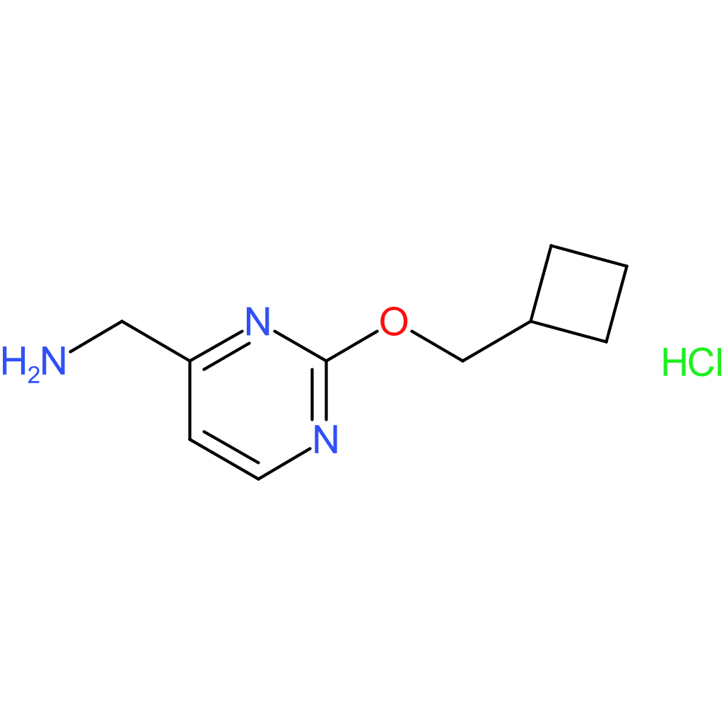 [2-(Cyclobutylmethoxy)pyrimidin-4-yl]methanamine hydrochloride