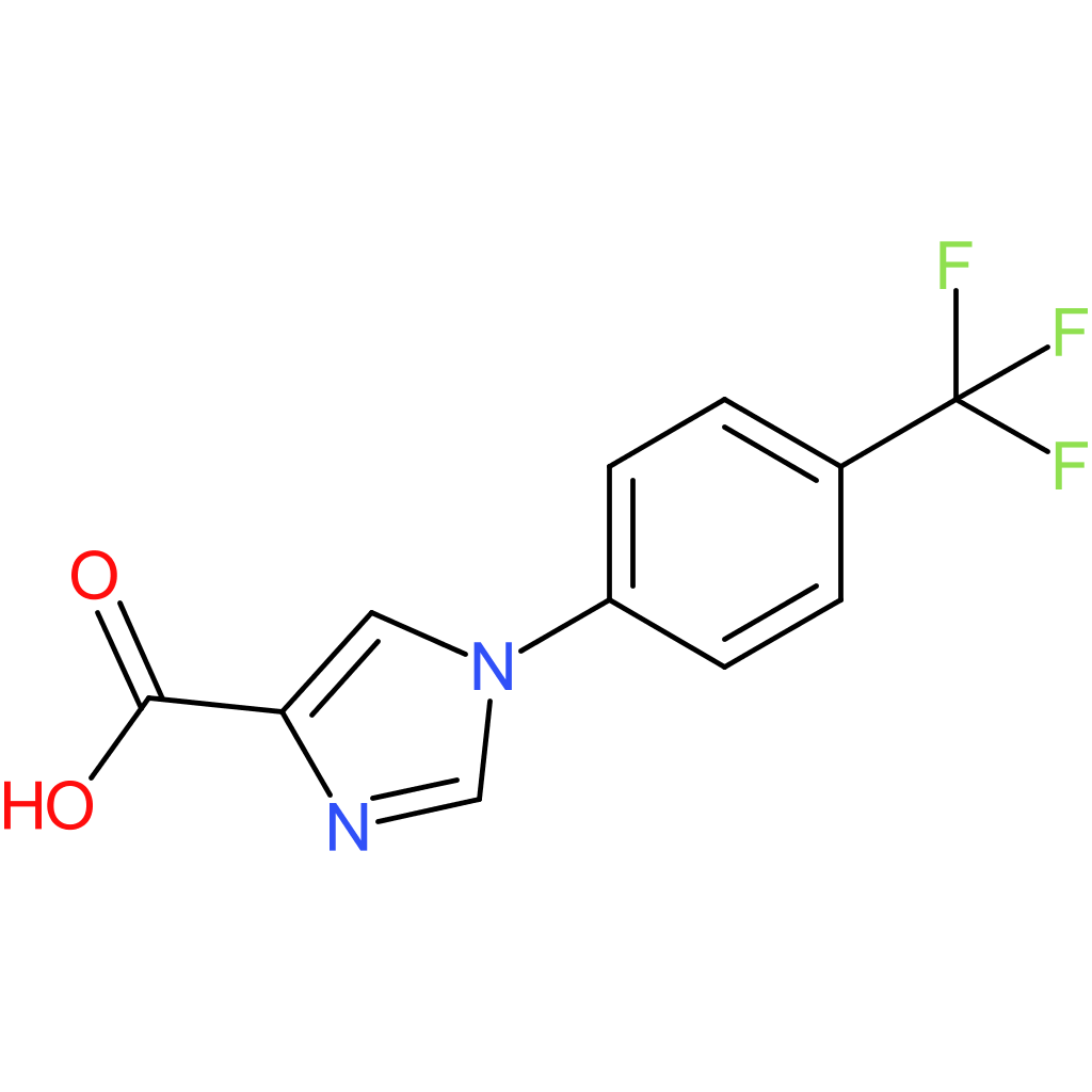 1-[4-(Trifluoromethyl)phenyl]-1H-imidazole-4-carboxylic acid