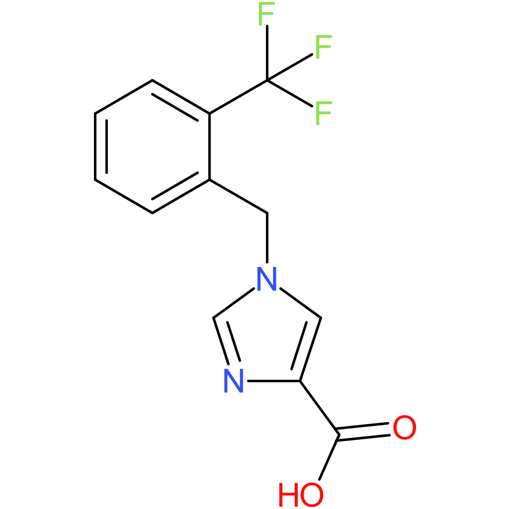1-[2-(Trifluoromethyl)benzyl]-1H-imidazole-4-carboxylic acid