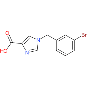 1-[(3-Bromophenyl)methyl]-1H-imidazole-4-carboxylic acid