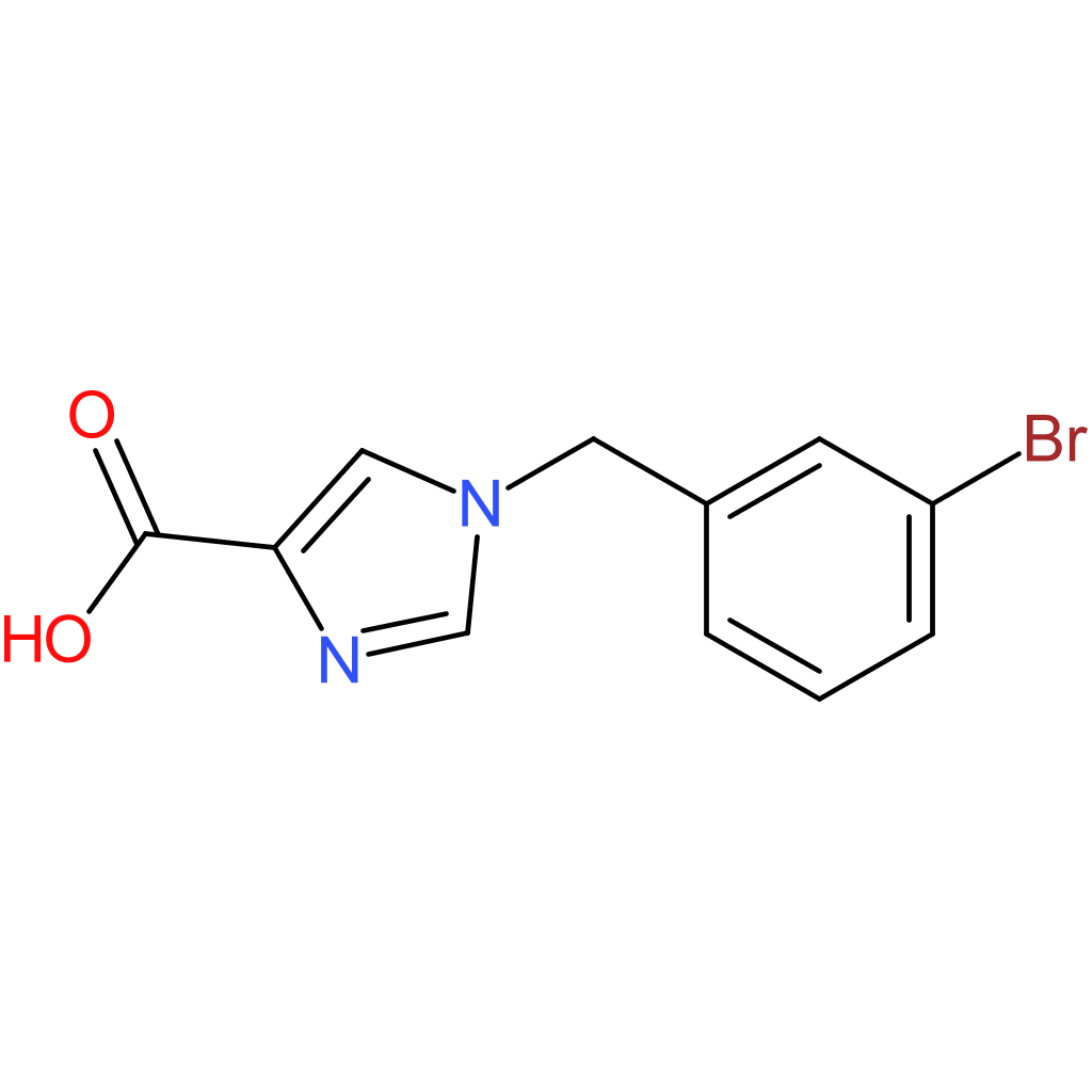 1-[(3-Bromophenyl)methyl]-1H-imidazole-4-carboxylic acid