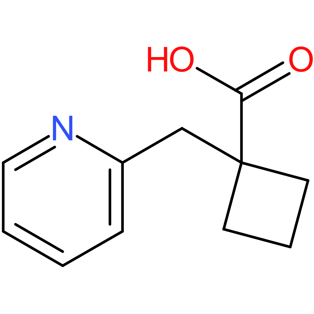 1-(Pyridin-2-ylmethyl)cyclobutanecarboxylic acid