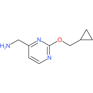 [2-(Cyclopropylmethoxy)pyrimidin-4-yl]methanamine
