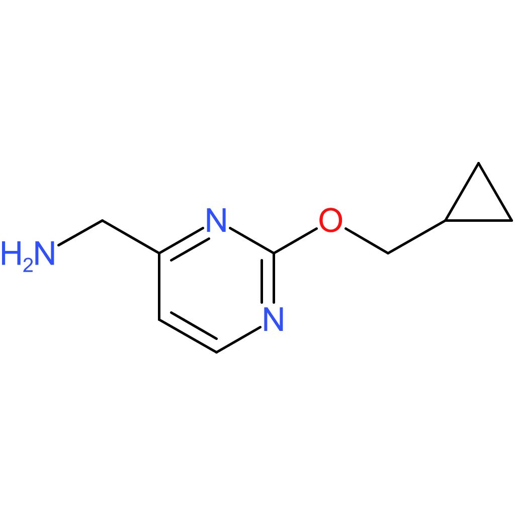 [2-(Cyclopropylmethoxy)pyrimidin-4-yl]methanamine