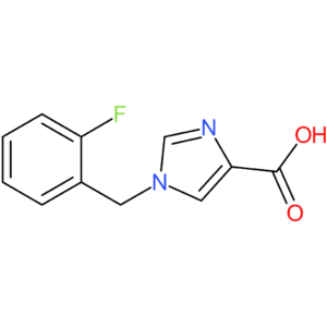 1-(2-Fluorobenzyl)-1H-imidazole-4-carboxylic acid