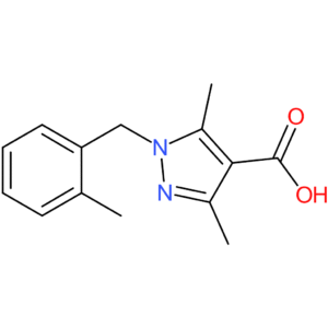 3,5-Dimethyl-1-[(2-methylphenyl)methyl]-1H-pyrazole-4-carboxylic acid