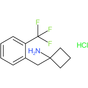 1-[2-(Trifluoromethyl)benzyl]cyclobutanamine hydrochloride