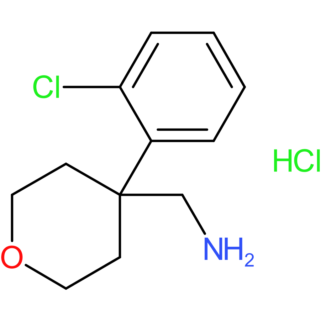 [4-(2-Chlorophenyl)-tetrahydro-2H-pyran-4-yl]methanamine hydrochloride