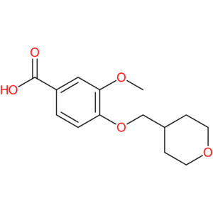 3-Methoxy-4-(oxan-4-ylmethoxy)benzoic acid