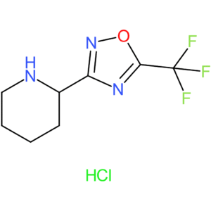 2-[5-(Trifluoromethyl)-1,2,4-oxadiazol-3-yl]piperidine hydrochloride