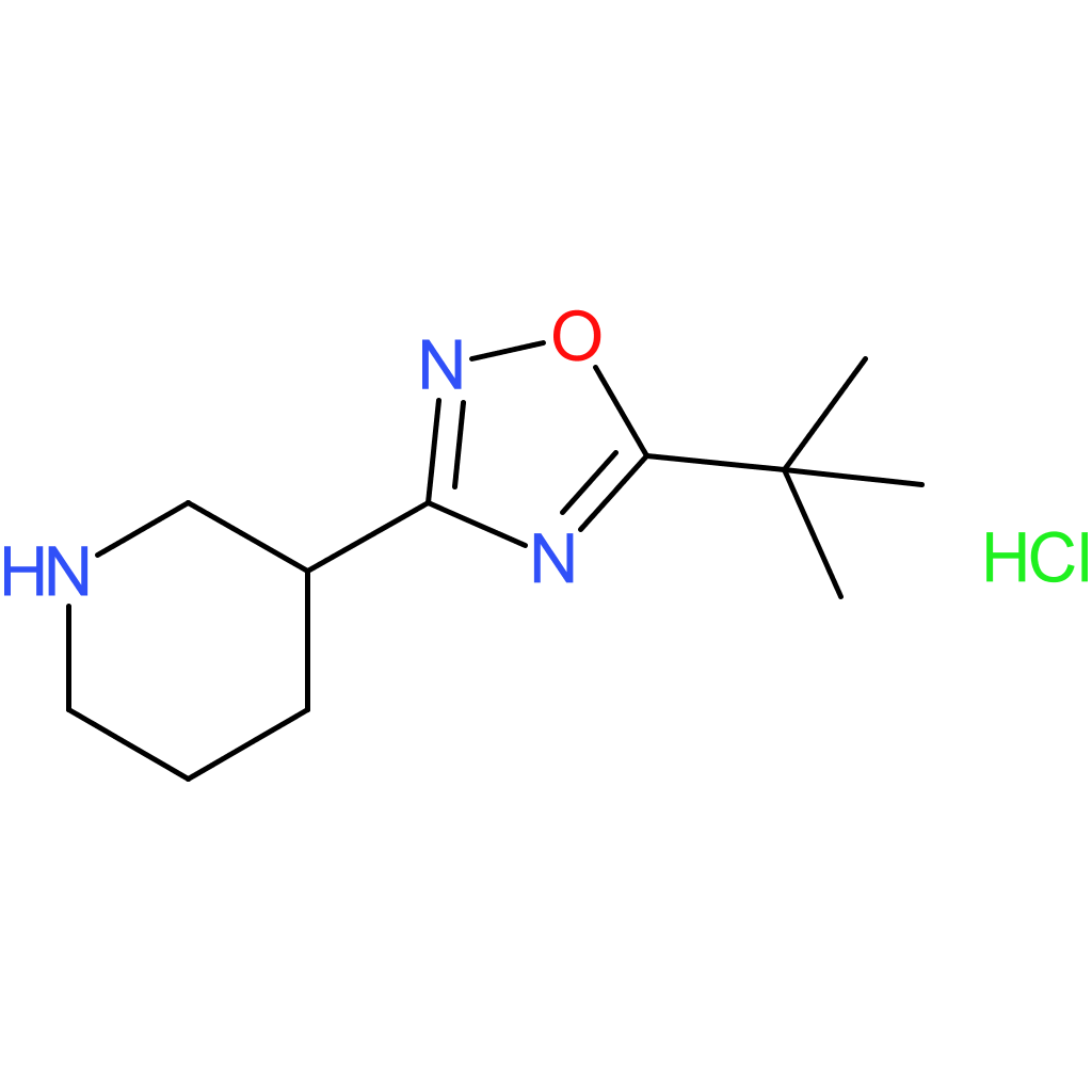 3-(5-tert-Butyl-1,2,4-oxadiazol-3-yl)piperidine hydrochloride