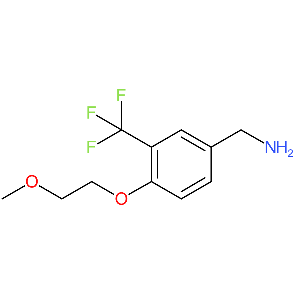 [4-(2-Methoxyethoxy)-3-(trifluoromethyl)phenyl]methanamine
