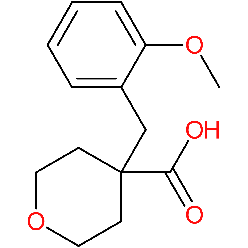 4-[(2-Methoxyphenyl)methyl]oxane-4-carboxylic acid