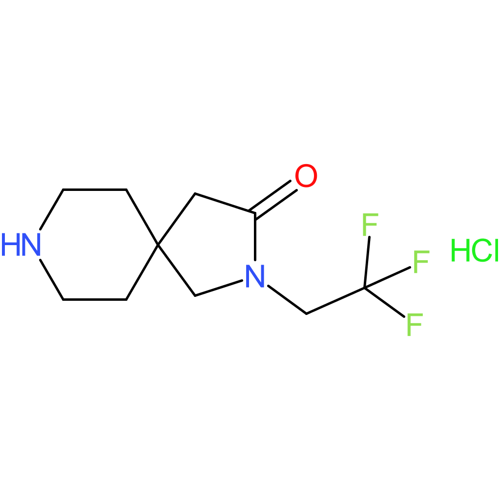 2-(2,2,2-Trifluoroethyl)-2,8-diazaspiro[4.5]decan-3-one hydrochloride