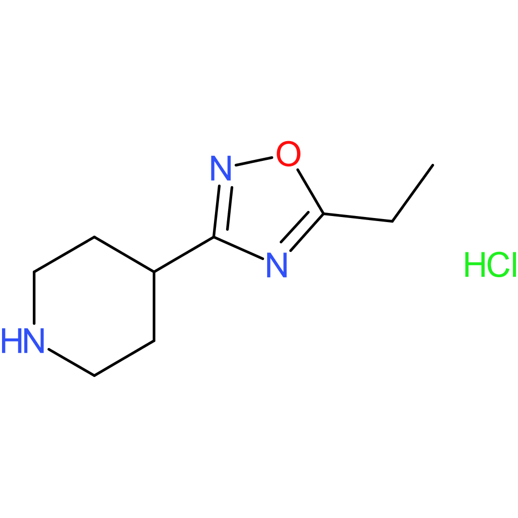 4-(5-Ethyl-1,2,4-oxadiazol-3-yl)piperidine hydrochloride
