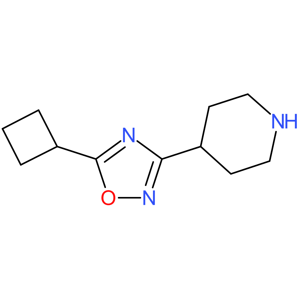 4-(5-Cyclobutyl-1,2,4-oxadiazol-3-yl)piperidine