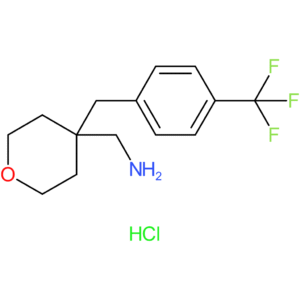 (4-{[4-(Trifluoromethyl)phenyl]methyl}oxan-4-yl)methanamine hydrochloride
