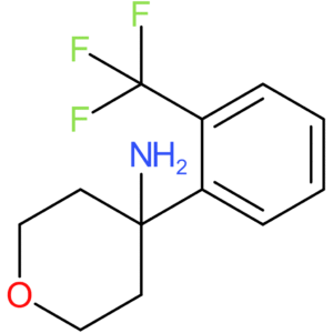 4-[2-(Trifluoromethyl)phenyl]oxan-4-amine