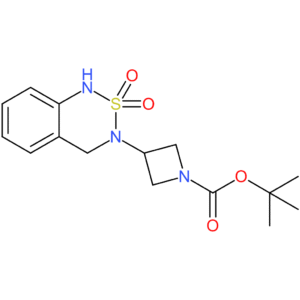 tert-Butyl 3-(2,2-dioxo-3,4-dihydro-1H-2lambda(6),1,3-benzothiadiazin-3-yl)azetidine-1-carboxylate
