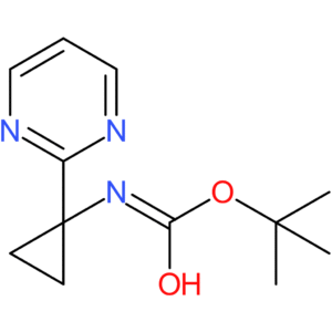 tert-Butyl N-[1-(pyrimidin-2-yl)cyclopropyl]carbamate