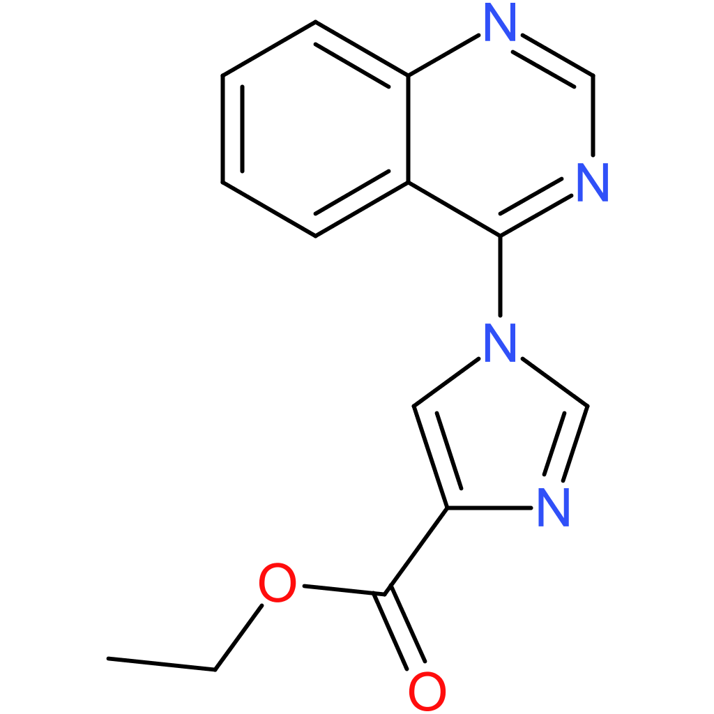 Ethyl 1-(quinazolin-4-yl)-1H-imidazole-4-carboxylate