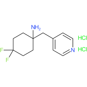 4,4-Difluoro-1-(pyridin-4-ylmethyl)cyclohexan-1-amine dihydrochloride
