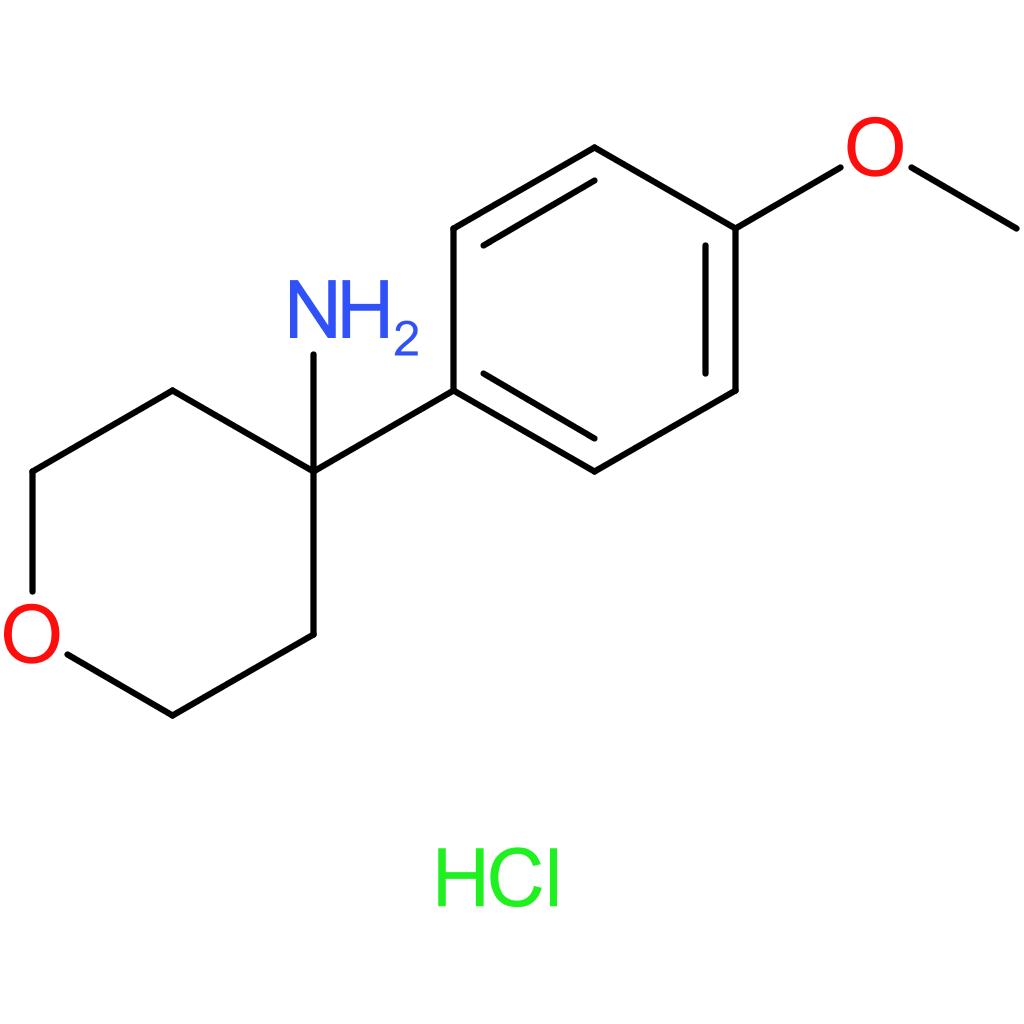 4-(4-Methoxyphenyl)oxan-4-amine hydrochloride