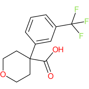 4-[3-(Trifluoromethyl)phenyl]oxane-4-carboxylic acid