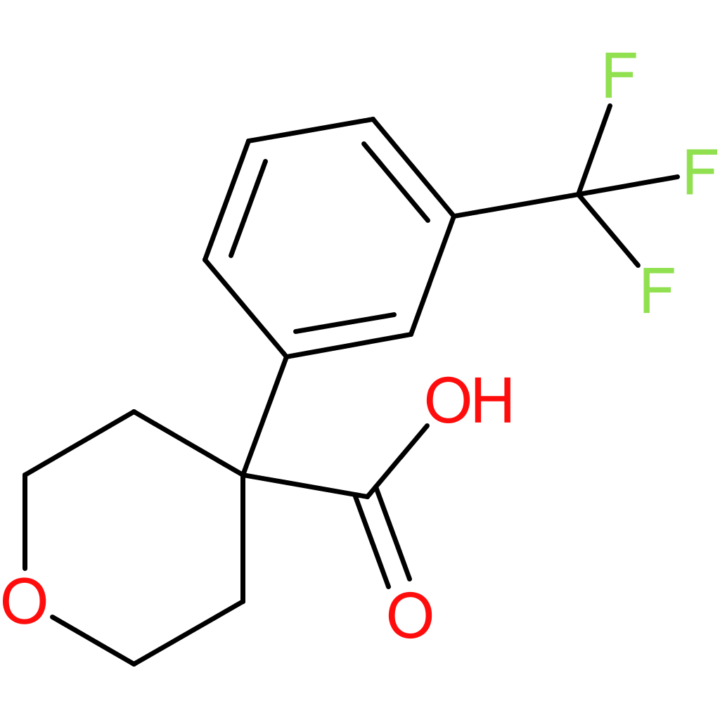 4-[3-(Trifluoromethyl)phenyl]oxane-4-carboxylic acid