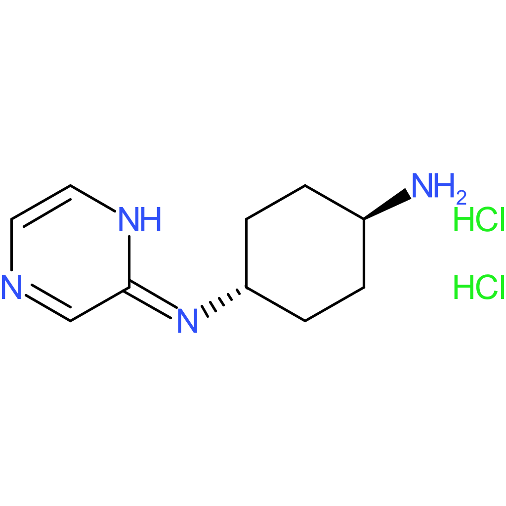 (1R*,4R*)-1-N-(Pyrazin-2-yl)cyclohexane-1,4-diamine dihydrochloride