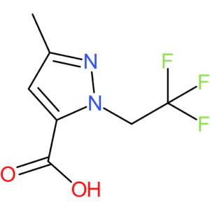 3-Methyl-1-(2,2,2-trifluoroethyl)-1H-pyrazole-5-carboxylic acid