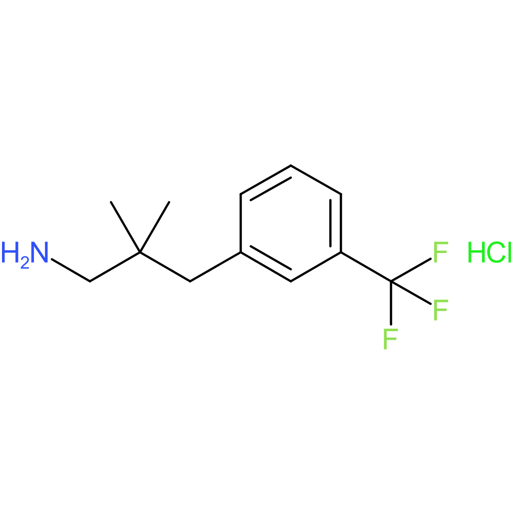 2,2-Dimethyl-3-[3-(trifluoromethyl)phenyl]propan-1-amine hydrochloride
