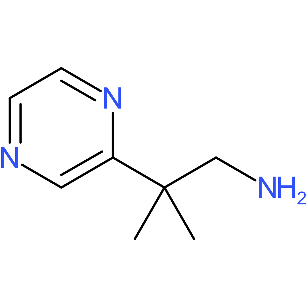 2-Methyl-2-(pyrazin-2-yl)propan-1-amine