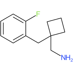 {1-[(2-Fluorophenyl)methyl]cyclobutyl}methanamine