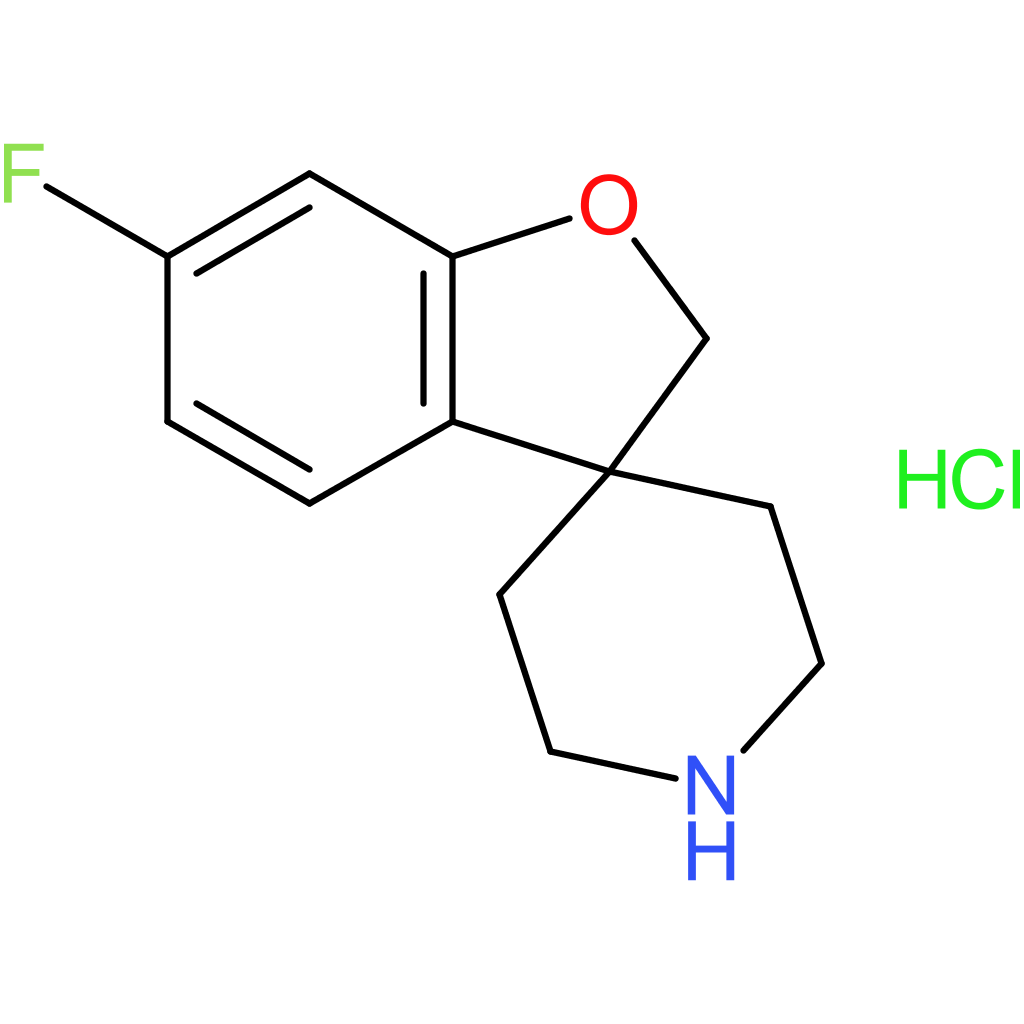 6-Fluoro-2H-spiro[1-benzofuran-3,4′-piperidine] hydrochloride